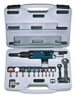 Прямая шлифмашина, 320 Вт, 1/4" цанговый патрон + принадлежности в кейсе Bosch (0607260110)