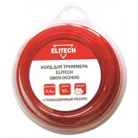 Леска (корд) для триммера ELITECH 0809.005600 (арт. 182218)