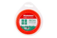 Леска для триммеров HAMMER витой квадрат 2.0мм X 15м