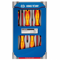 Набор диэлектрических отверток KING TONY, 6 предметов 30606MR