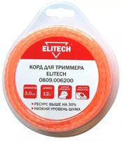 Леска (корд) для триммера ELITECH 0809.006400 (арт. 182226)