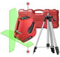 Лазерный нивелир CONDTROL NEO G220 - зеленый лазер, 1-2-137 (в кейсе +  полноценный штатив 5/8’’, магнитный держатель, переходник с 5/8’’ на 1/4’’, кабельная стяжка)