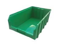 Пластиковый ящик Стелла-техник V-1-К9-зеленый , 172х102х75мм, комплект 9 штук