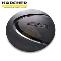 Крышка выходного фильтра HEPA (одновременно является колпаком колеса) для пылесосов Karcher VC 3. Цвет - черный (9.754-056.0)