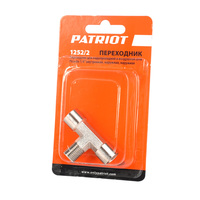 Переходник PATRIOT 1252/2 (тройник 1/4" MFF) PATRIOT арт. 830900010