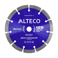 Диск алмазный ALTECO 125x22.23x2 мм, 66514