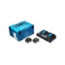 Набор Makita: аккумулятор BL1860B 2 шт.+ зарядное устройство DC18RD (18V 2×6.0Ач, Li-Ion), арт. 198080-9