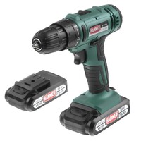 Аккумуляторная дрель Hammer ACD18A, 18В 2x1.5 Ач, в кейсе быстр. зарядка, 735857