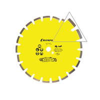 Диск алмазный CHAMPION асфальт ST 350/25,4/10 Asphafight (асфальт, бетон, свежий бетон, мягкие блоки) (арт. C1606)