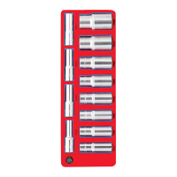 Набор глубоких головок 1/2”, двенадцатигранные, ложемент, 12 предметов МАСТАК 5-014212