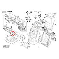 Рабочий болт для садового измельчителя веток Bosch (арт. F016L64679)