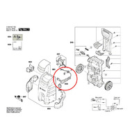 Сетевой кабель для мойки высокого давления AQT (арт. F016F04484)