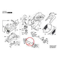 Ось для газонокосилки Bosch Rotak (арт. F016L68528)