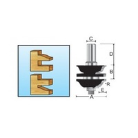 Комбинированные рамочные фрезы Makita D-11900 арт. 170975