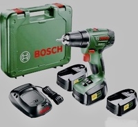 Аккумуляторная дрель-шуруповерт Bosch PSR 1800 LI-2, 3 батареи 1,5 Ah, 06039A3102