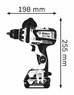 Аккумуляторная дрель-шуруповерт BOSCH GSB 18V-110C без аккумулятора и ЗУ,06019G030A