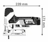 Аккумуляторный лобзик GST 12V-70 2х 3,0 Ач L-boxx, Bosch, 06015A1005