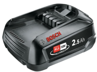 Аккумулятор Bosch для зеленого и садового инструмента 18В, 2,5 А/ч, арт. 1600A005B0